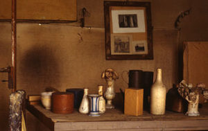 L'atelier de Girogio MOrandi- Photographie de Paolo Monti